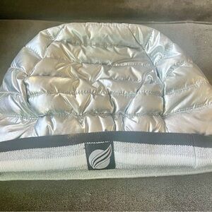 THINK ROYLN Silver and Black Beanie